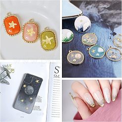 180 Pcs 3D Textured Brass Cabochons&nbsp;MRMJ-OC0001-59