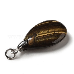 Natural Tiger Eye Pendants&nbsp;G-H286-04P-03