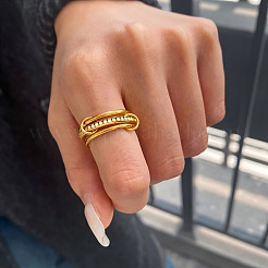 304 Stainless Steel Finger Rings for Women&nbsp;GN6339