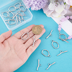 12 Bags 304 Stainless Steel Toggle Clasps&nbsp;STAS-BBC0009-35