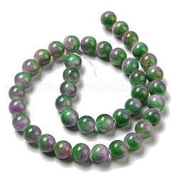 Dyed Natural White Jade Beads Strands&nbsp;G-F764-03F