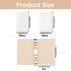 Cloth Loose-leaf Planner Notebook&nbsp;OFST-FH0001-04B