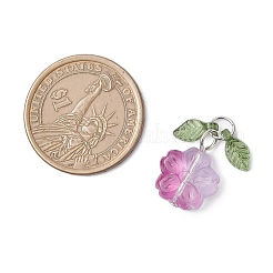 Transparent Normal Glass Pendants&nbsp;PALLOY-JF04571-02