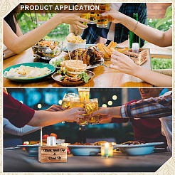 1Pc Printed Wooden Jewelry Packaging Boxes&nbsp;CON-PH0003-37