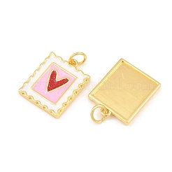 Brass Enamel Pendants&nbsp;KK-CBA5CB0-26G