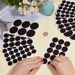 198Pcs 3 Styles Round Felt Furniture Pads&nbsp;AJEW-GF0013-26A