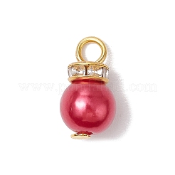 30Pcs 6 Colors ABS Plastic Imitation Pearl Pendants&nbsp;PALLOY-JF03299