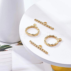 Brass Toggle Clasps&nbsp;KK-BC0004-05G