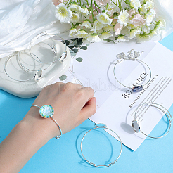 Brass Expandable Bangle Makings&nbsp;KK-SC0003-72