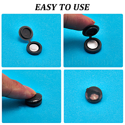 240Pcs 8 Colors PE Plastic Hinged Screw Covers&nbsp;CABI-CL0001-01