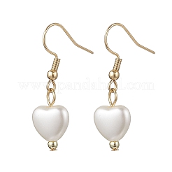 2 Pairs 304 Stainless Steel Plastic Pearl Dangle Earrings&nbsp;EJEW-JE06658
