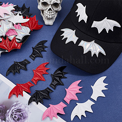 80Pcs 10 Styles Imitation Leather Evil Wings Ornament Accessories&nbsp;WI-CL0002-02
