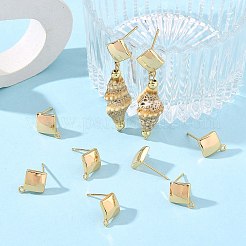 SHEGRACE Brass Stud Earring Findings&nbsp;XGRQ6M520-902G
