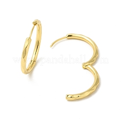 Rack Plating Brass Hinged Hoop Earrings for Women&nbsp;EJEW-E270-30G