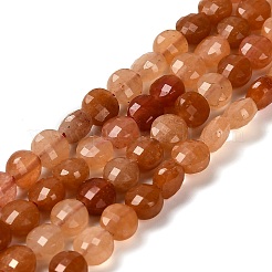 Natural Red Aventurine Beads Strands&nbsp;G-C179-A6mm-28