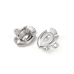 304 Stainless Steel Pendant Cabochon Settings&nbsp;STAS-G356-07P-03