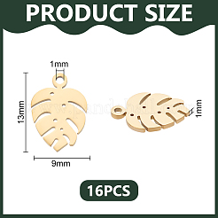 304 Stainless Steel Charms&nbsp;STAS-UN0020-64G