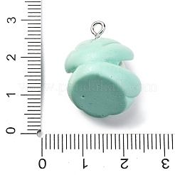 Opaque Resin Pendants&nbsp;RESI-P043-01P-01