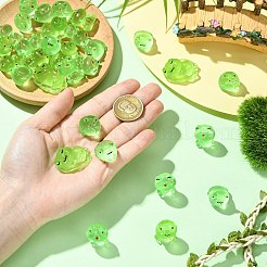 30Pcs 6 Styles Luminous Resin Frog Display Decoration&nbsp;DJEW-CJ0001-14