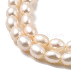 Natural Cultured Freshwater Pearl Beads Strands&nbsp;PEAR-I007-01Q-01D