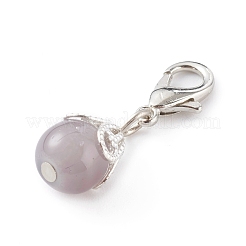 Imitation Jade Glass Pendants&nbsp;HJEW-JM00461