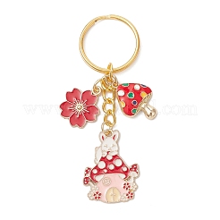 Alloy Enamel Keychains&nbsp;KEYC-JKC01298-03