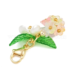 Acrylic Flower Pendant Decorations&nbsp;HJEW-JM04149