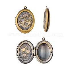 Brass Locket Pendants&nbsp;X-KK-MSMC002-M6