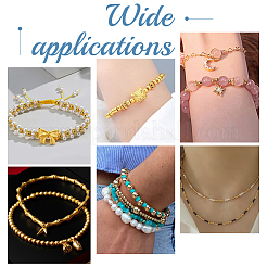 1000Pcs Brass Solid Beads&nbsp;KK-PH0015-03B
