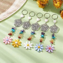 Flower Resin Keychains&nbsp;KEYC-JKC00556