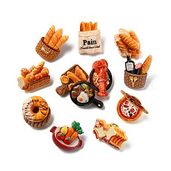 12Pcs 12 Styles Bread Themed Resin Pins&nbsp;JEWB-CJ0003-09