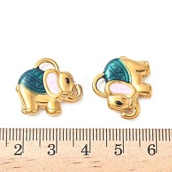 304 Stainless Steel Enamel Pendants&nbsp;X1-STAS-I346-18G-02
