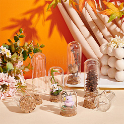 8 Sets 4 Style Glass Dome Cloche Cover&nbsp;AJEW-PH0004-30