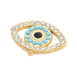 304 Stainless Steel Crystal Rhinestone Pendants&nbsp;STAS-R155-065G