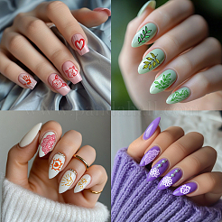 Stainless Steel DIY Nail Art Templates&nbsp;MRMJ-WH0098-013