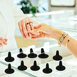 30Pcs Resin Flocking Ring Displays&nbsp;RDIS-FG0001-33
