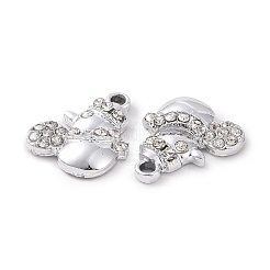 Alloy Crystal Rhinestone Pendants&nbsp;ALRI-C008-40P