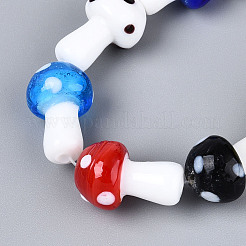 Handmade Lampwork Beads Strands&nbsp;LAMP-N028-13