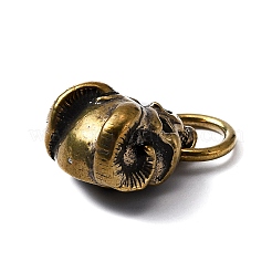 Alloy Bag Decorative Demon Skull Head Buckle Clasps&nbsp;KK-WH0044-51AB