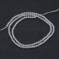 Natural Quartz Crystal Beads Strands&nbsp;G-E411-28-2mm