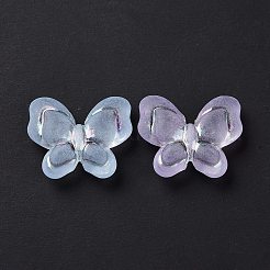 Transparent Frosted Acrylic Beads&nbsp;OACR-P013-32M