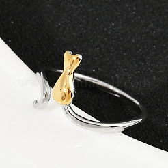304 Stainless Steel Cuff Rings&nbsp;RJEW-P153-04G