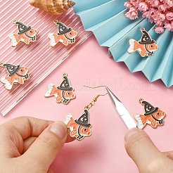 20Pcs Alloy Enamel Pendants&nbsp;ENAM-CJ0004-34