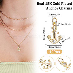 Brass Micro Pave Cubic Zirconia Pendants&nbsp;KK-BBC0003-23