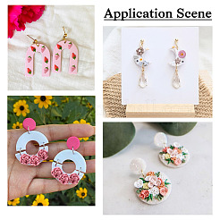 9Pcs 9 Style DIY Shell/Flower/Leaf/Feather Shape Earring Ornament Silicone Molds&nbsp;DIY-TA0004-28