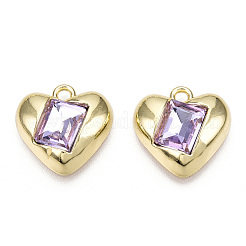 Alloy with Glass Pendants&nbsp;PALLOY-N176-15-NR
