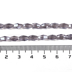Electroplate Glass Beads Strands&nbsp;GLAA-Q101-03B-PL01
