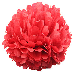 Paper Flower Balls&nbsp;AJEW-WH0006-25cm-M
