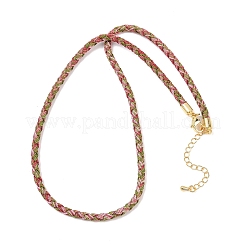3.5MM Round Nylon Cotton Cord Necklace Making&nbsp;NJEW-C106-03G