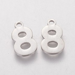Tarnish Resistant 201 Stainless Steel Charms&nbsp;STAS-Q201-T408-8